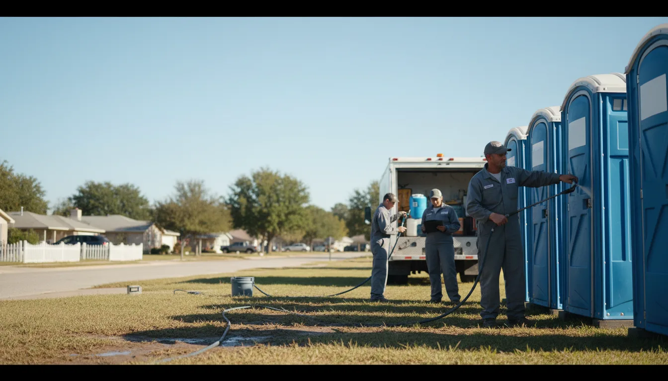 Long-Term Portable Toilet Rental in Little Rock, MS near me